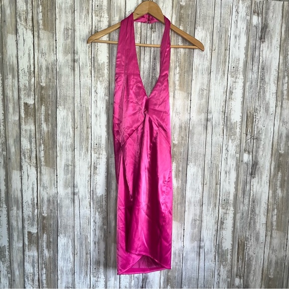 NWT Superdown Samira Satin Revolve Mini Dress - Picture 3 of 9